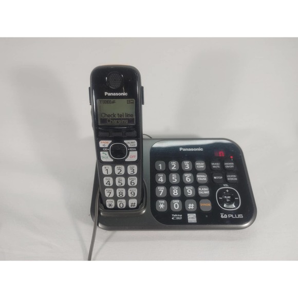 Panasonic KX-TG4741 DECT 6.0 Plus Cordless Phone Answering Machine System - Picture 2 of 3